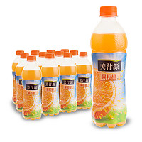 美汁源 可口可乐（Coca-Cola）美汁源果粒橙果味果汁橙汁饮料整箱装 450mL 12瓶