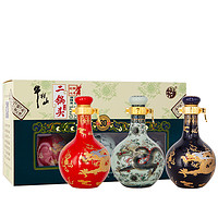 牛欄山 二鍋頭青龍珍品(30）清香型白酒52度50ml*3瓶小酒禮盒