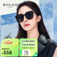 BOLON 暴龍 眼鏡BL3113貓眼太陽鏡女士新品顯瘦網(wǎng)紅偏光鏡大臉墨鏡