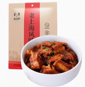 萌佳萌 上海特產(chǎn)紅燒排骨180g*2+獅子頭200g*2