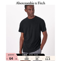 Abercrombie & Fitch 圓領(lǐng)短袖純色T恤315566-1