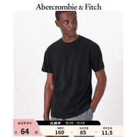 Abercrombie & Fitch 圆领短袖纯色T恤315566-1