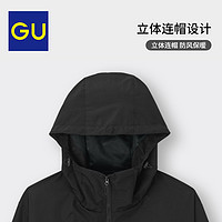 GU 極優(yōu) 男裝防風(fēng)連帽外套戶外運(yùn)動休閑夾克349193