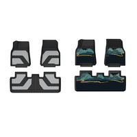 DOGU 特斯拉modelY专车专用 全TPE汽车脚垫+山水毯面 双层脚垫六件套