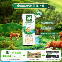 yili 伊利 金典純牛奶250ml*12瓶牛奶夢幻蓋整箱學生早餐純奶旗艦店1月