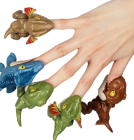 古仕龙 儿童多关节可动咬手指恐龙玩具