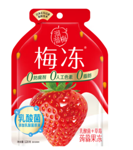 LIUM 溜溜梅 天然梅凍乳酸菌水果蒟蒻梅凍120g