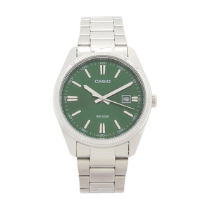 520心動(dòng)禮：CASIO 卡西歐 綠色表盤(pán)石英男表 MTP1302D-3AV