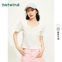 hotwind 熱風(fēng) 女士方領(lǐng)T恤