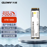 GLOWAY 光威 4TB SSD固態(tài)硬盤 M.2接口 PCIe 4.0x4 長江存儲顆粒