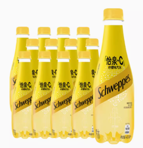 百億補(bǔ)貼！Schweppes 怡泉 +C 汽水 檸檬味400ml*12瓶