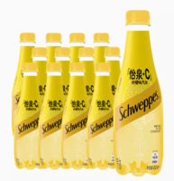 百亿补贴！Schweppes 怡泉 +C 汽水 柠檬味400ml*12瓶