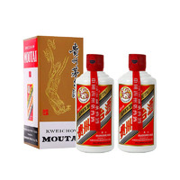 MOUTAI 茅臺(tái) 飛天茅臺(tái)酒200ml*2瓶53度醬香型白酒雙瓶裝