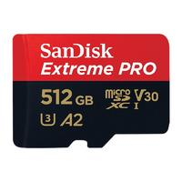 SanDisk 閃迪 512GB TF（MicroSD）內(nèi)存卡   至尊超極速移動存儲卡 讀速200MB/s 寫速140MB/s