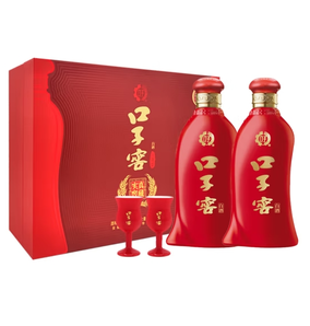 口子窖 六年型 兼香型白酒 52度 450ml*2瓶禮盒裝 送禮宴請