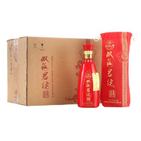 雙溝 珍寶坊 紅君坊 II號(hào) 濃香型 52度 500ml  簡(jiǎn)約裝 喜酒 婚宴白酒 52度 500mL 6瓶