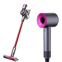 20日20點(diǎn)！dyson 戴森 HD15 電吹風(fēng) 紫紅色+V8 Slim Fluffy無繩吸塵器