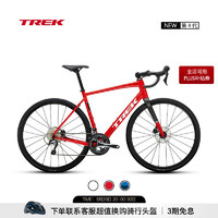 TREK 崔克 公路車 DOMANE AL 4 輕量化碳纖維前叉油壓碟剎礫石路公路自行車 蝰蛇紅色