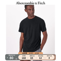 Abercrombie & Fitch 圓領(lǐng)短袖純色T恤315566-1