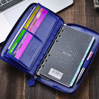 FILOFAX 斐來仕 022470 Saffiano personal A6活頁多功能記事本 藍(lán)色