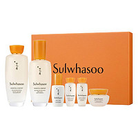 Sulwhasoo 雪花秀 滋盈水乳護膚補水保濕滋潤修護7件套滋盈肌本舒活潤顏護膚套裝 (水150ml+15ml+乳125ml+15ml+精華8ml+面霜15ml)