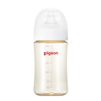 Pigeon 貝親 嬰兒寬口徑ppsu奶瓶 160/240ML S-L碼 1-6個(gè)M+