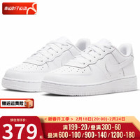 NIKE 耐克 板鞋鞋 時(shí)尚潮流耐磨舒適小白鞋透氣休閑鞋小童鞋 DH2925-111 32