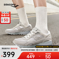 saucony 索康尼 SHADOW6000復(fù)古運(yùn)動休閑鞋情侶款夏季運(yùn)動鞋 灰色4 37