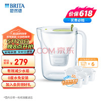 BRITA 碧然德 fill&enjoy Style設(shè)計(jì)師系列 濾水壺 綠色 一壺六芯