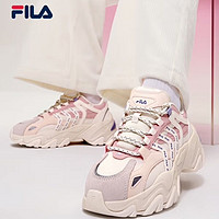 FILA 斐樂(lè) 魚(yú)刺2代老爹鞋女鞋反光休閑鞋時(shí)尚復(fù)古厚底增高鞋運(yùn)動(dòng)鞋