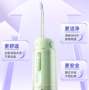 bixdo 倍至 A31 電動沖牙器 薄荷綠