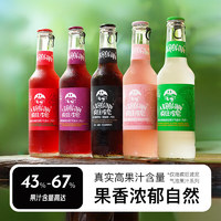 A.BROLINN 瘋狂波尼 果汁氣泡水飲料混合裝275ml*6瓶