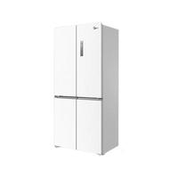 Midea 美的 483升十字双开四门60cm超薄系列嵌入式风冷一级变频白色超大容量底部散热用电冰箱