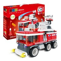 BLOKS 布魯可積木 交通工具系列 61203 布布百變消防車