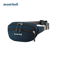 mont·bell 戶外小腰包戶外旅行超輕時尚便攜騎行跑步釣魚腰包0.8升1123763 NV海軍藍