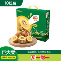 Zespri 佳沛 新西蘭陽(yáng)光金奇異果 巨大果10粒禮盒（單果146-175g）（買1贈(zèng)1，還有蘋果、牛油果等）