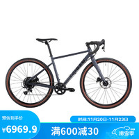 DECATHLON 迪卡儂 Gravel 520礫石公路自行車全地形超輕競(jìng)速賽車OVB4墨色L