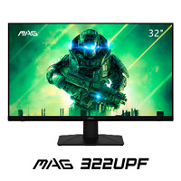 MSI 微星 MAG 322UPF 32英寸 IPS Adaptive Sync 顯示器（3840*2160、160Hz、125.7%sRGB、HDR400）