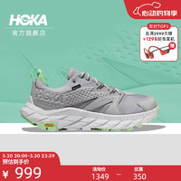 HOKA ONE ONE 男女鞋夏季阿納卡帕低幫徒步鞋ANACAPA LOW GTX防水 霧灰/青檸色（低幫） 41