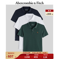 Abercrombie & Fitch 小麋鹿通勤短袖polo衫3件裝 KI124-4014