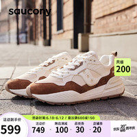 saucony 索康尼 SHADOW 5000X休閑運(yùn)動(dòng)鞋男女經(jīng)典復(fù)古情侶運(yùn)動(dòng)鞋米咖啡36