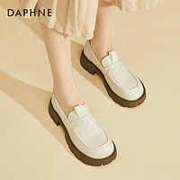 DAPHNE 達(dá)芙妮 時(shí)尚單鞋女春秋百搭休閑鞋2024樂(lè)福單鞋瑪麗珍鞋工作鞋