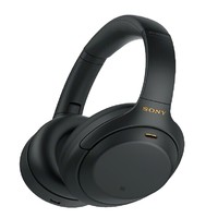 SONY 索尼 WH-1000XM4 耳罩式頭戴式動(dòng)圈降噪藍(lán)牙耳機(jī) 黑色