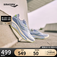 saucony 索康尼 火鳥3男女跑鞋緩震支撐跑步鞋訓練運動鞋蘭綠44.5