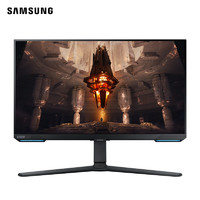 SAMSUNG 三星 28英寸 144Hz IPS 4K  1ms(GTG) HDR400 內(nèi)置音箱 Tizen G70B 玄龍騎士 電競顯示器 S28BG702