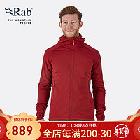 Rab 睿坡 限PLUS：Rab睿坡英國男式彈力抓絨連帽衛(wèi)衣 QFA-93