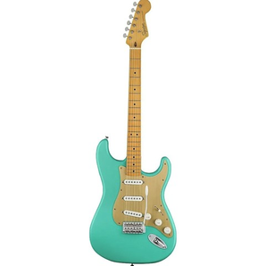 squier Stratocaster 吉他 40周年 復(fù)古版 緞面海泡沫綠色