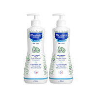 Mustela 妙思樂 溫和清潔嬰兒洗發(fā)沐浴露 500ml*2