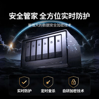 UGREEN 綠聯(lián) 私有云 DXP6800Plus 六盤位NAS存儲(chǔ)（i3-1215U、8GB）