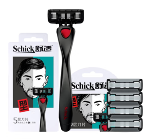 31日20點！Schick 舒適 5手動剃須刀 1刀架+5刀頭